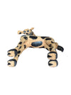 Pair of 2 Wooden Giraffe Sculptures
