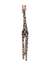 Pair of 2 Red-eyed Wooden Giraffes