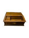 Vintage Muti-Compartment Cedar Trinket Box