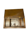 Vintage Muti-Compartment Cedar Trinket Box