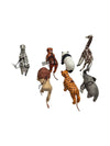 Paper Mache Animal Ornament (Bundle of 8)