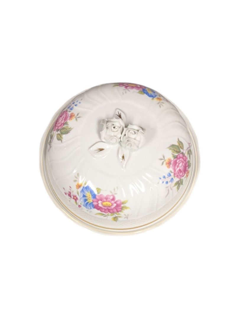 Hollohaza Hungary Covered Porcelain Dish