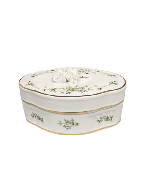 Vintage Hollohaza Hungary Porcelain China Set (set of 3)