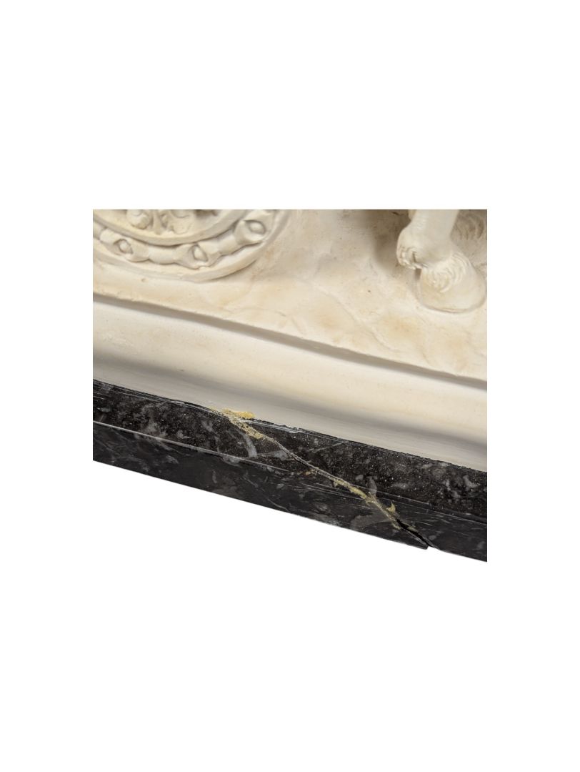 Lorenzo Toni - Roman Gladiator on Chariot Alabaster Statue