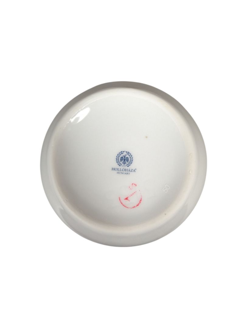 Vintage Hollohaza Hungary Porcelain China Set (set of 3)