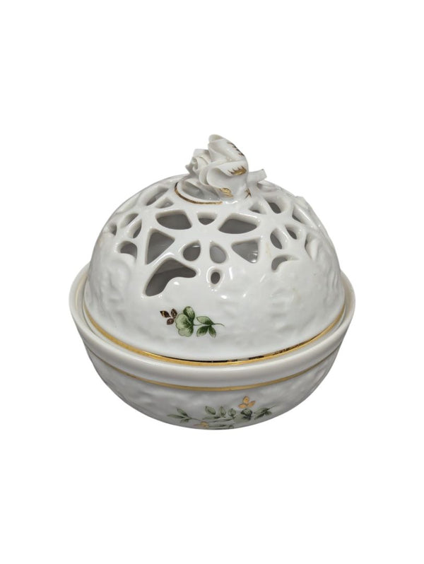 Vintage Hollohaza Hungary Porcelain China Set (set of 3)