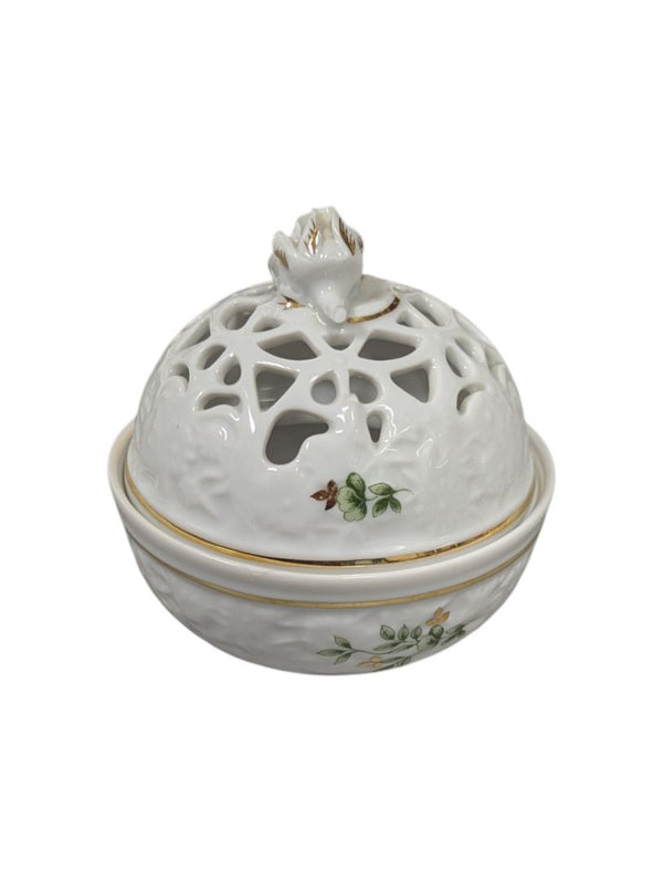 Vintage Hollohaza Hungary Porcelain China Set (set of 3)