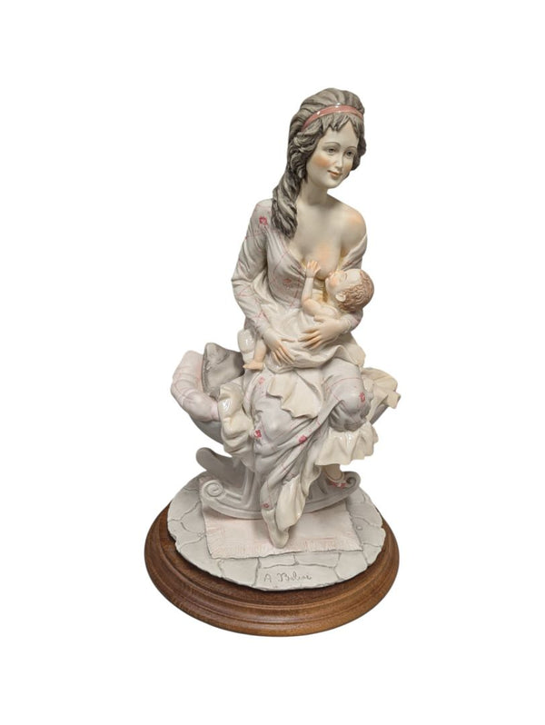 A. Belcari Mother and Child Sculpture