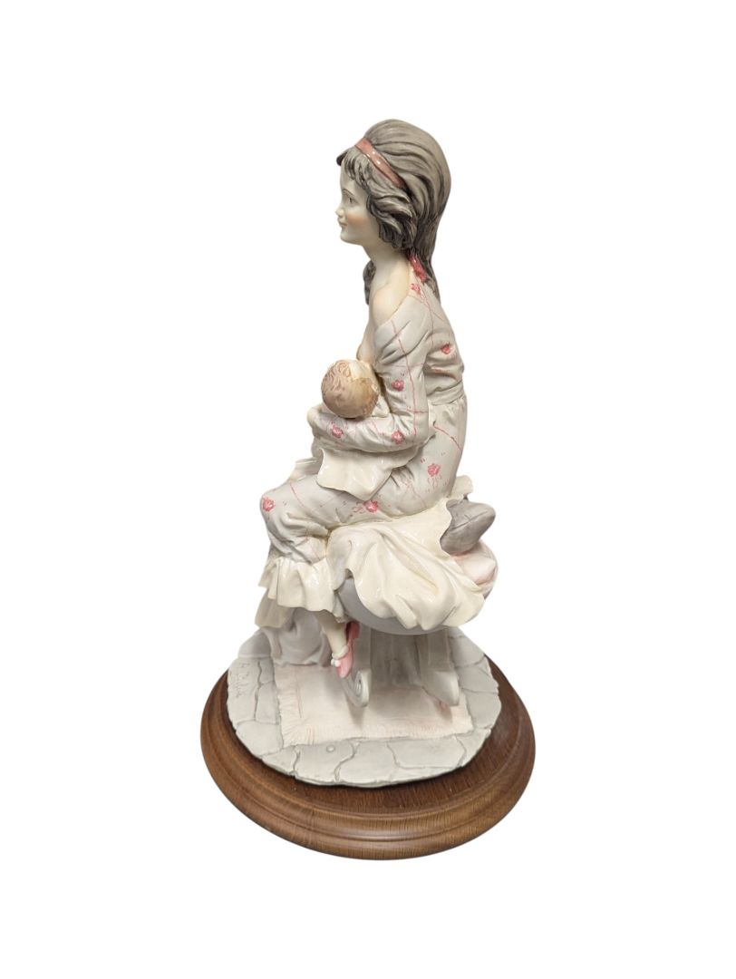 A. Belcari Mother and Child Sculpture