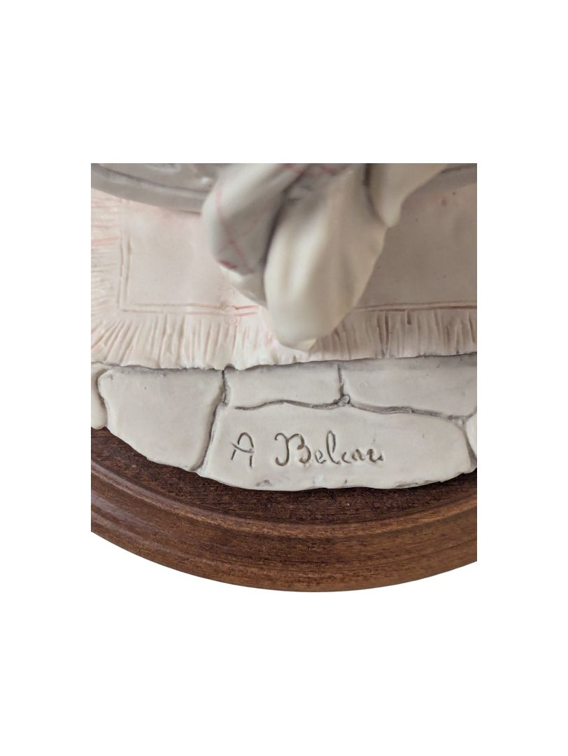 A. Belcari Mother and Child Sculpture