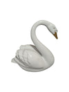 Hollohaza Hungary Hand Painted Porcelain Swan