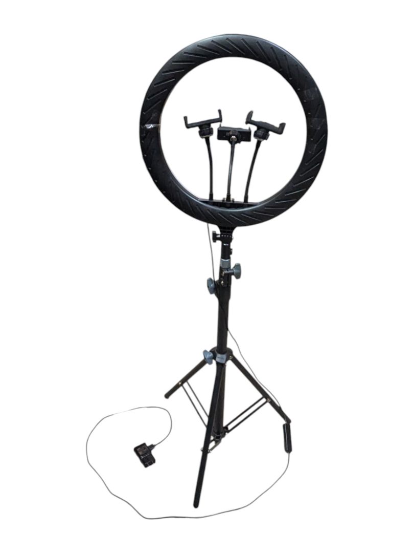 Linco Zenith Series 8 Studio Light Stand/ Tripod with Ring Light & Phone Holder