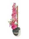 Faux Flower Phalaenopsis Orchid in Pot
