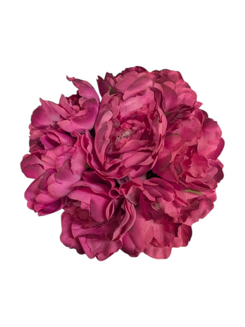 Faux Flower Peony Bundle in Pot
