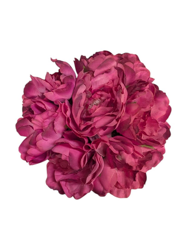 Faux Flower Peony Bundle in Pot