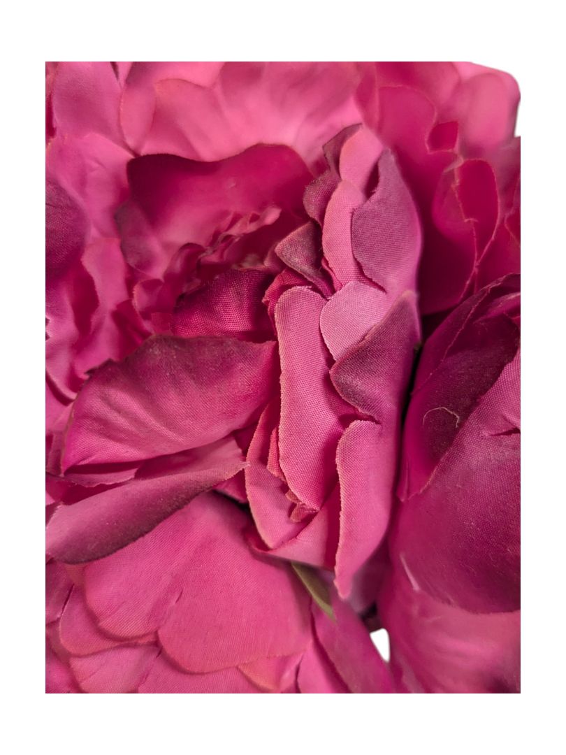 Faux Flower Peony Bundle in Pot