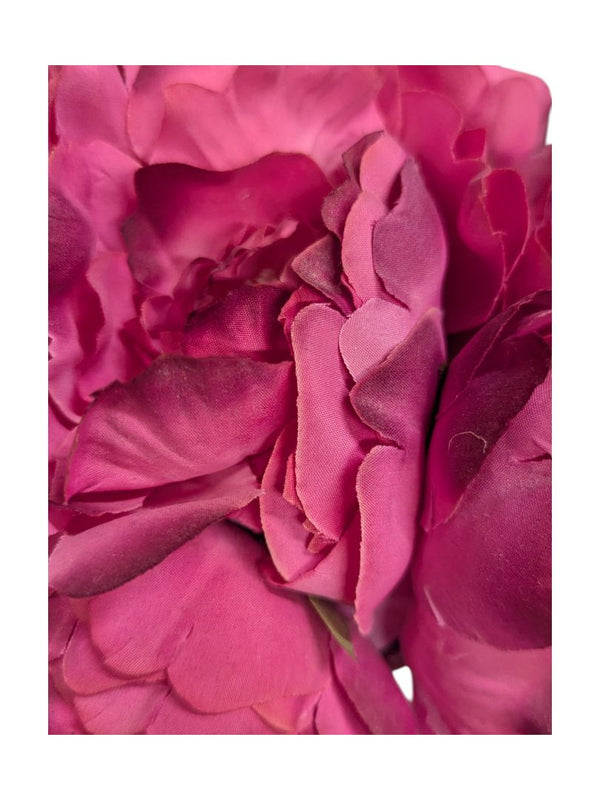 Faux Flower Peony Bundle in Pot