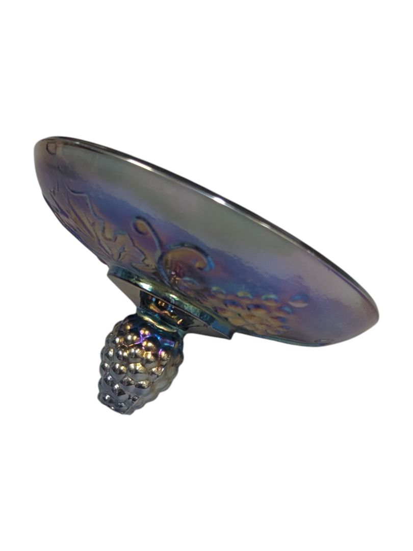 Vintage Indiana Carnival Class Blue Wedding Bowl