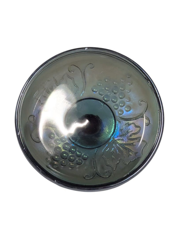 Vintage Indiana Carnival Class Blue Wedding Bowl