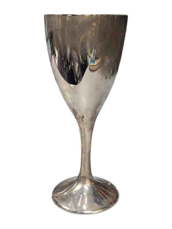 Elegance Sliver Plated Interlocking Heart Goblets