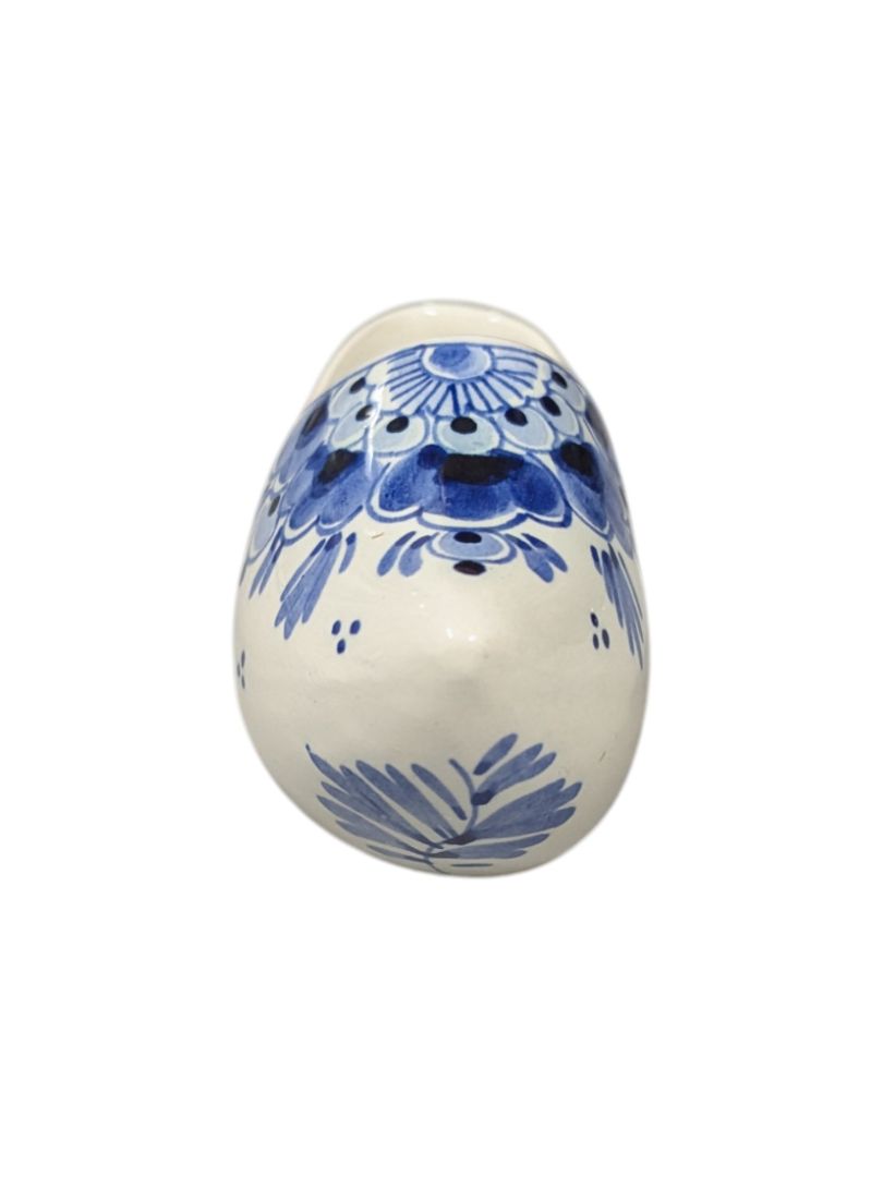 Vintage Hand-Painted Blue White Porcelain Clog