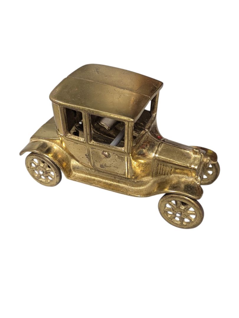 Vintage Brass Car Model w/ Canada Stamp