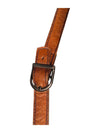 Vintage 70s Handmade Crossbody Leather Satchel Handbag