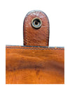 Vintage 70s Handmade Crossbody Leather Satchel Handbag