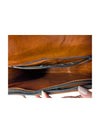 Vintage 70s Handmade Crossbody Leather Satchel Handbag