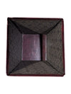 Faux Leather Italy Style Portable Basket