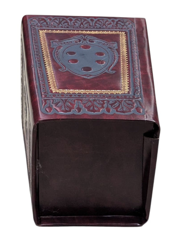 Faux Leather Italy Style Portable Basket