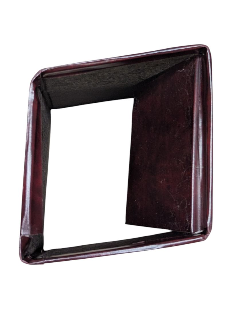 Faux Leather Italy Style Portable Basket