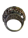 Garnet and Silver Ring Size 7 w/ COA