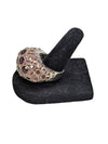 Garnet and Silver Ring Size 7 w/ COA