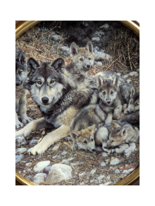 "Den Mother" Collectable Plate by Carl Brenders
