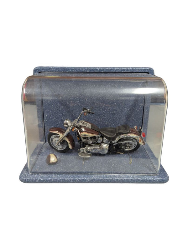 Franklin Mint 1998 Harley Davidson Fat Boy Model (with Case & Tags)