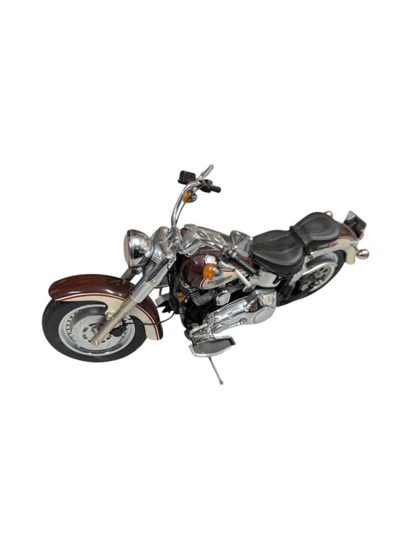 Franklin Mint 1998 Harley Davidson Fat Boy Model (with Case & Tags)