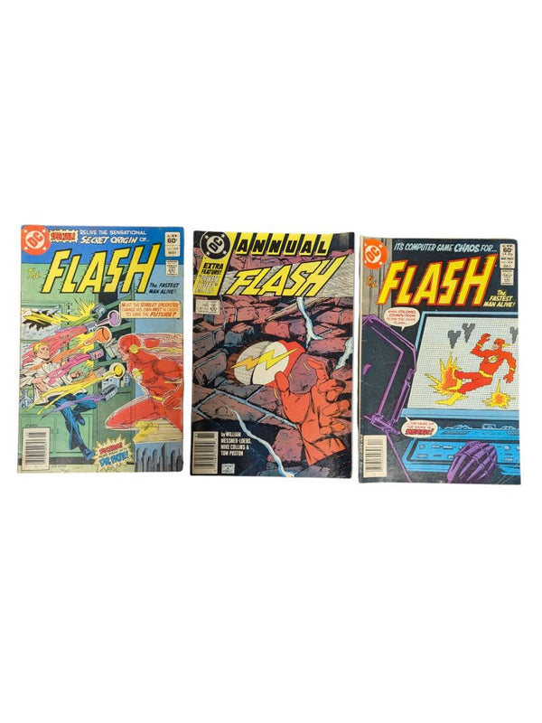 Set of 3 The Flash DC Comic