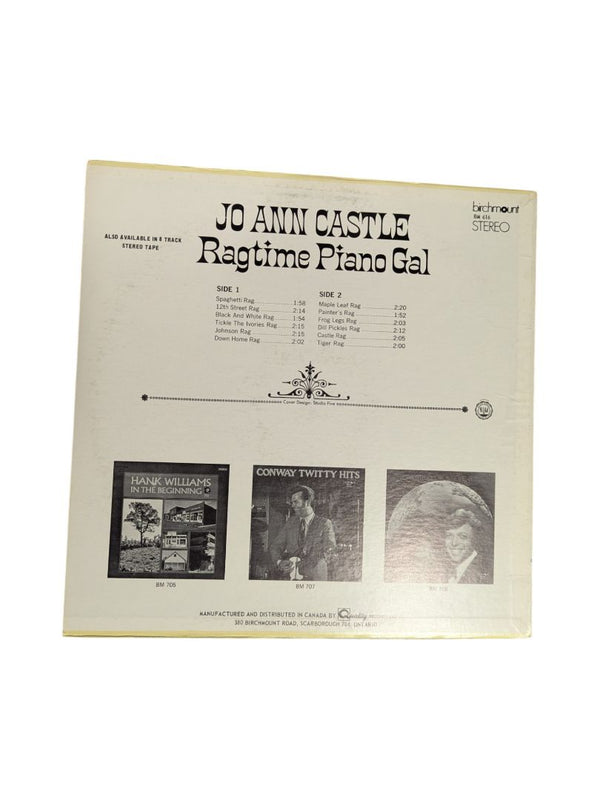Jo Ann Castle Ragtime Piano Gal LP