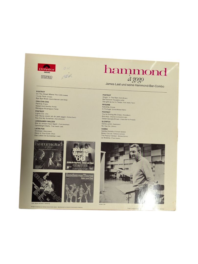 James Last Hammond à Gogo Vol. II LP