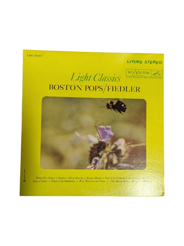 Boston Pops / Arthur Fiedler Light Classics LP