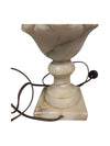 Vintage 21'' Classic Carved Marble Neoclassical Urn Style Lamp