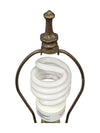 Vintage 23" Carved Marble Classic Style Table Lamp