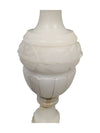 Vintage 23" Carved Marble Classic Style Table Lamp