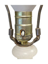 Vintage 23" Carved Marble Classic Style Table Lamp