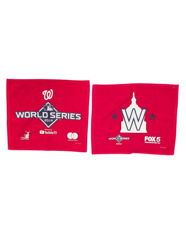 Pair of Washington Nationals 2019 World Series Rally Towels