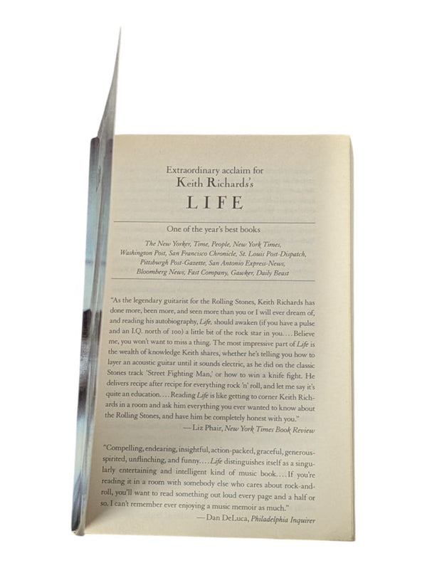 Life Keith Richards Trade Paperback Book