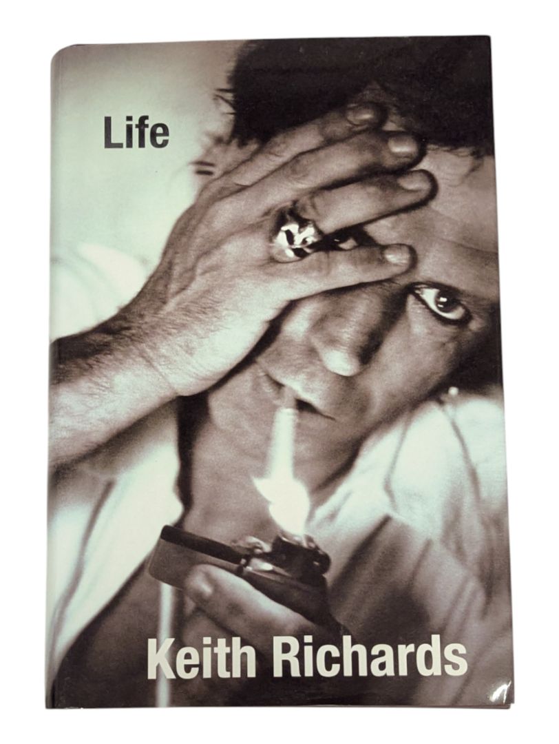 Keith Richards Life with James Fox Hardcover Book