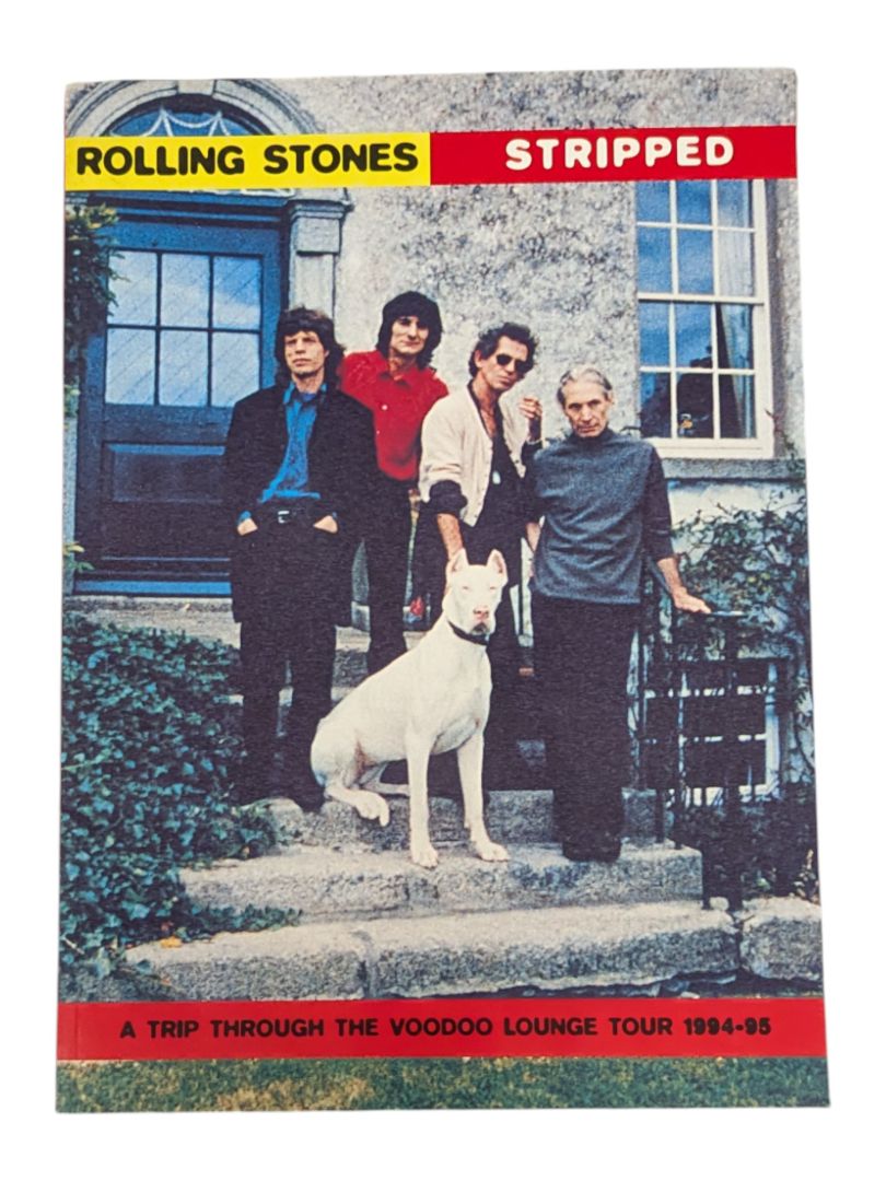 Rolling Stones Stripped UFO Music Ltd First Edition Softcover Book
