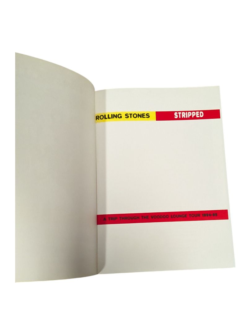 Rolling Stones Stripped UFO Music Ltd First Edition Softcover Book